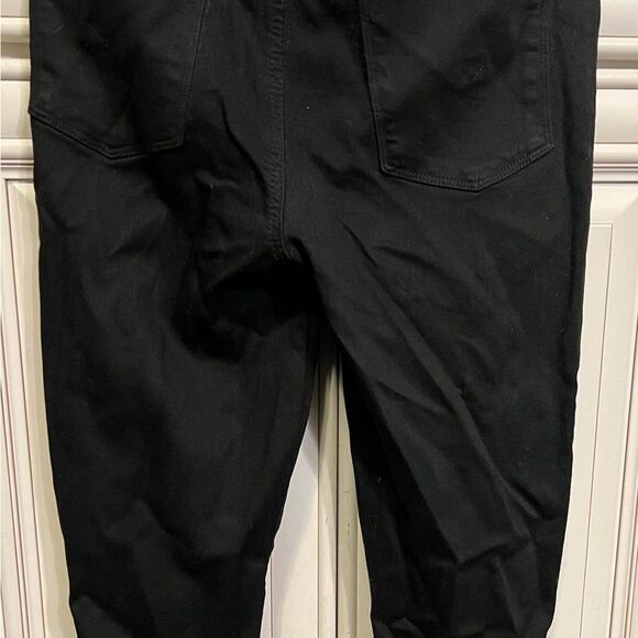 Hudson Bullocks High Rise Lace Up Jeans in Black Coated Sz 28 - Picture 11 of 11